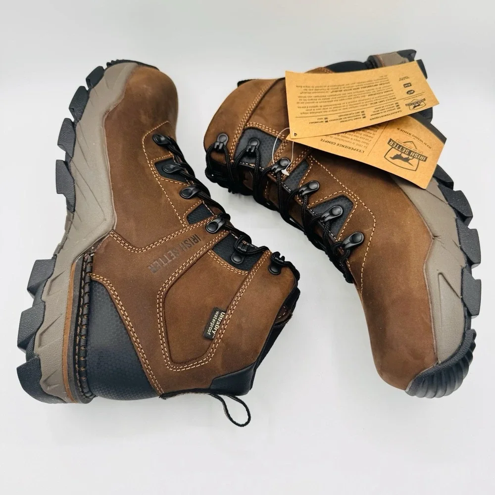 Irish Setter Crosby‎ Boots Men's Size 11 D Brown Waterproof Non Metallic Toe